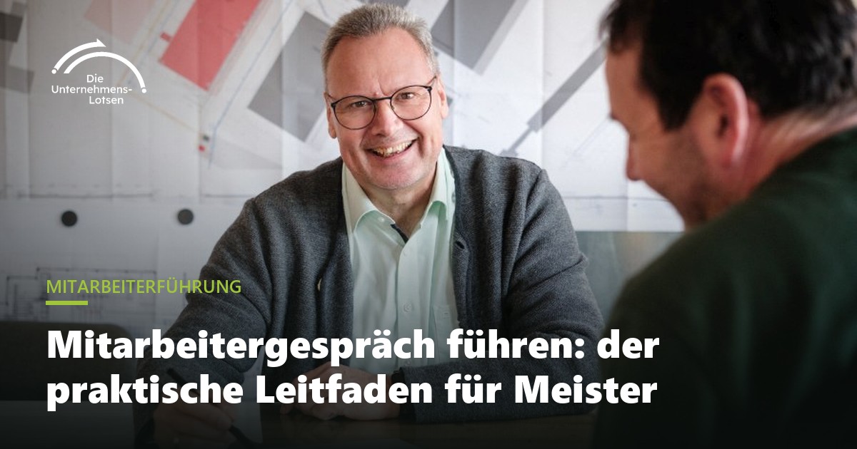 Mitarbeitergespräch führen: Der praktische Leitfaden für Meister und Inhaber