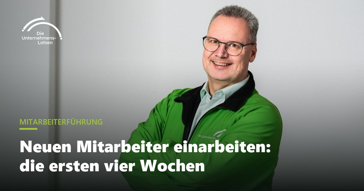 Neuen Mitarbeiter einarbeiten: die ersten vier Wochen
