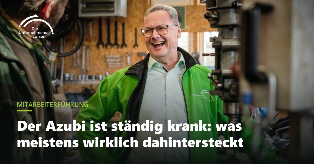 Der Azubi ist ständig krank: was meistens wirklich dahintersteckt