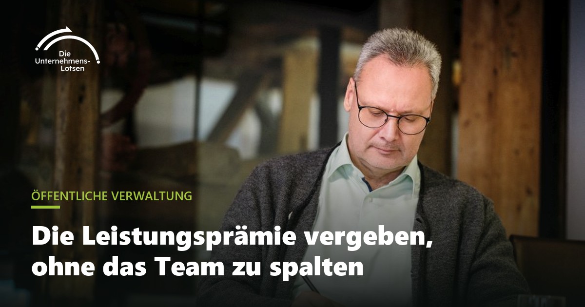Die Leistungsprämie vergeben, ohne das Team zu spalten